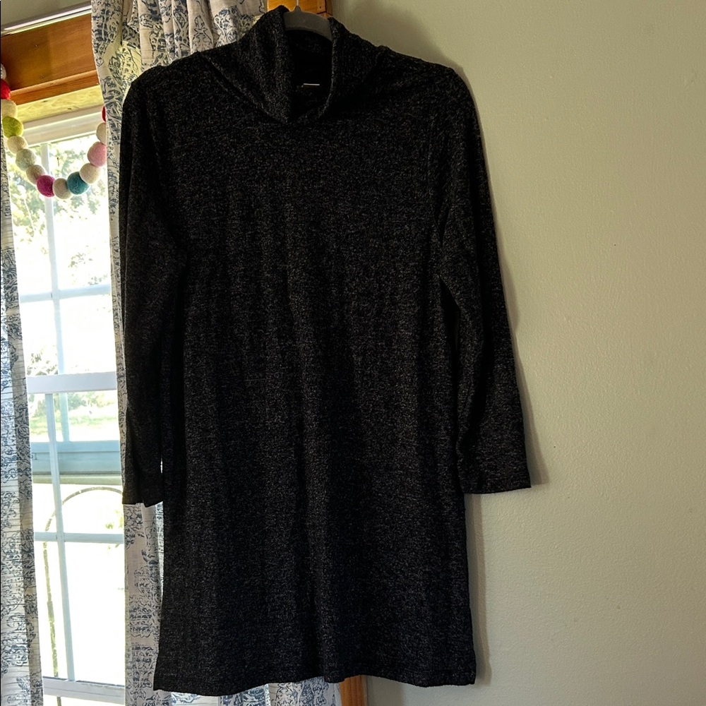 Old Navy Black Midi Dress